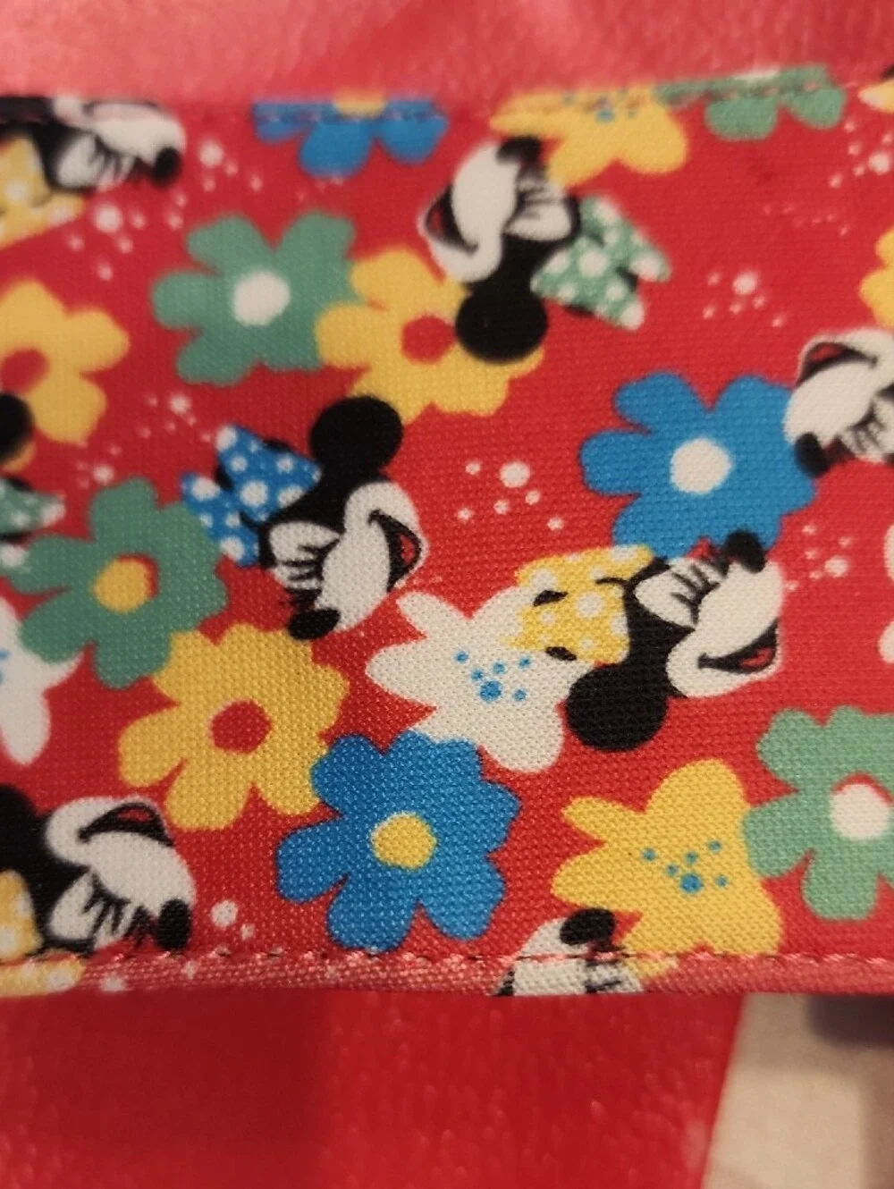 Disney Minnie Mouse Red Floral Slide Sandals for Kids Size 13/1 [V1]